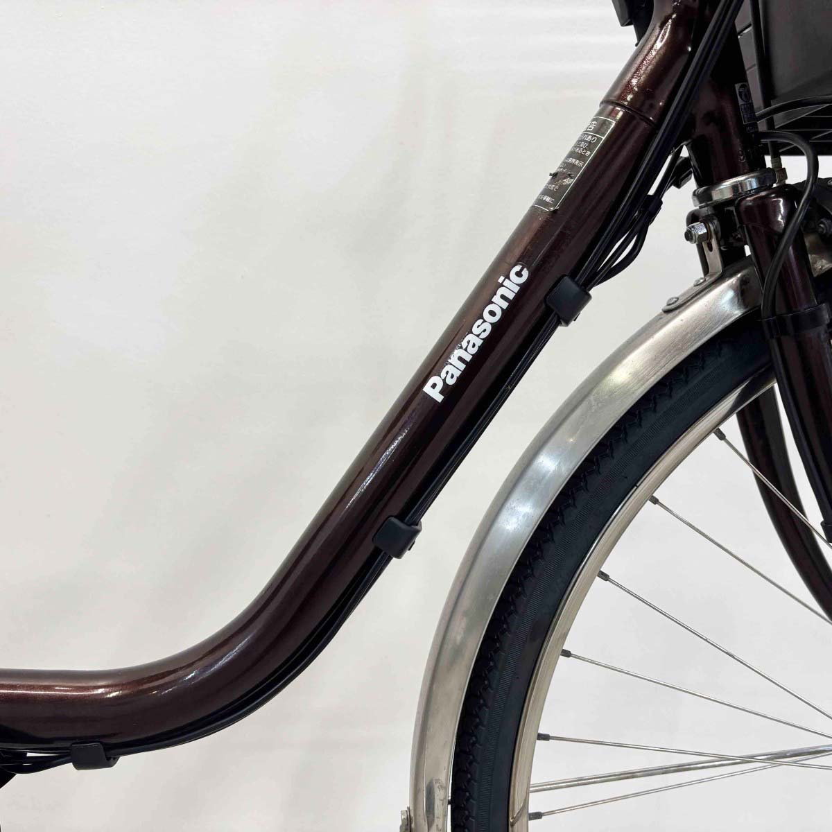 中古電動自転車 パナソニック ビビDX ブラウン 26インチ YL046