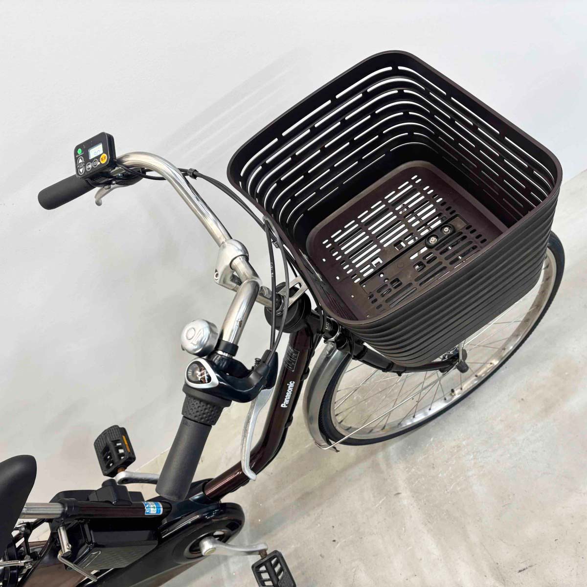 中古電動自転車 パナソニック ビビDX ブラウン 26インチ YL046