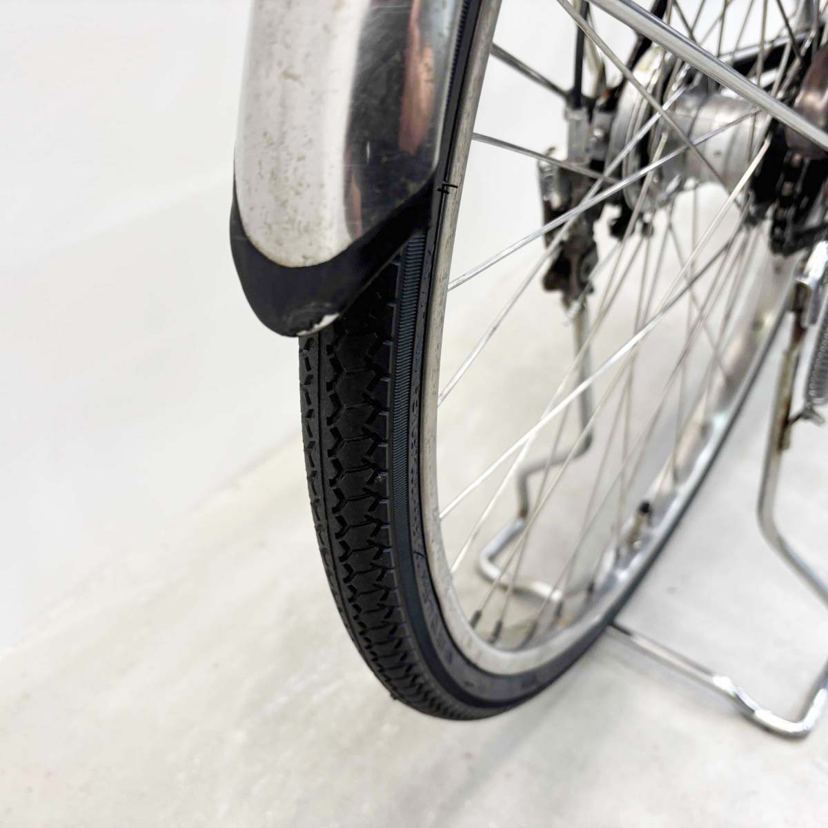 中古電動自転車 パナソニック ビビDX ブラウン 26インチ YL046