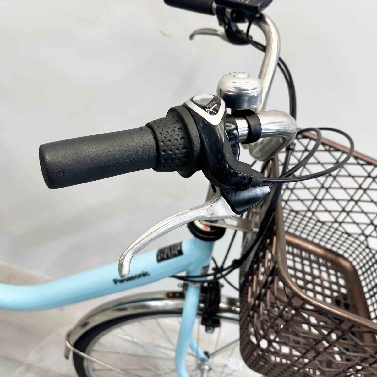 中古電動自転車 パナソニック ビビYX ブルー 26インチ YL047