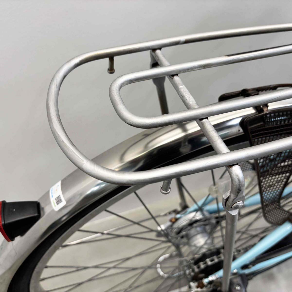 中古電動自転車 パナソニック ビビYX ブルー 26インチ YL047