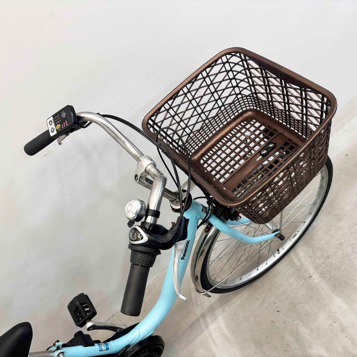 中古電動自転車 パナソニック ビビYX ブルー 26インチ YL047