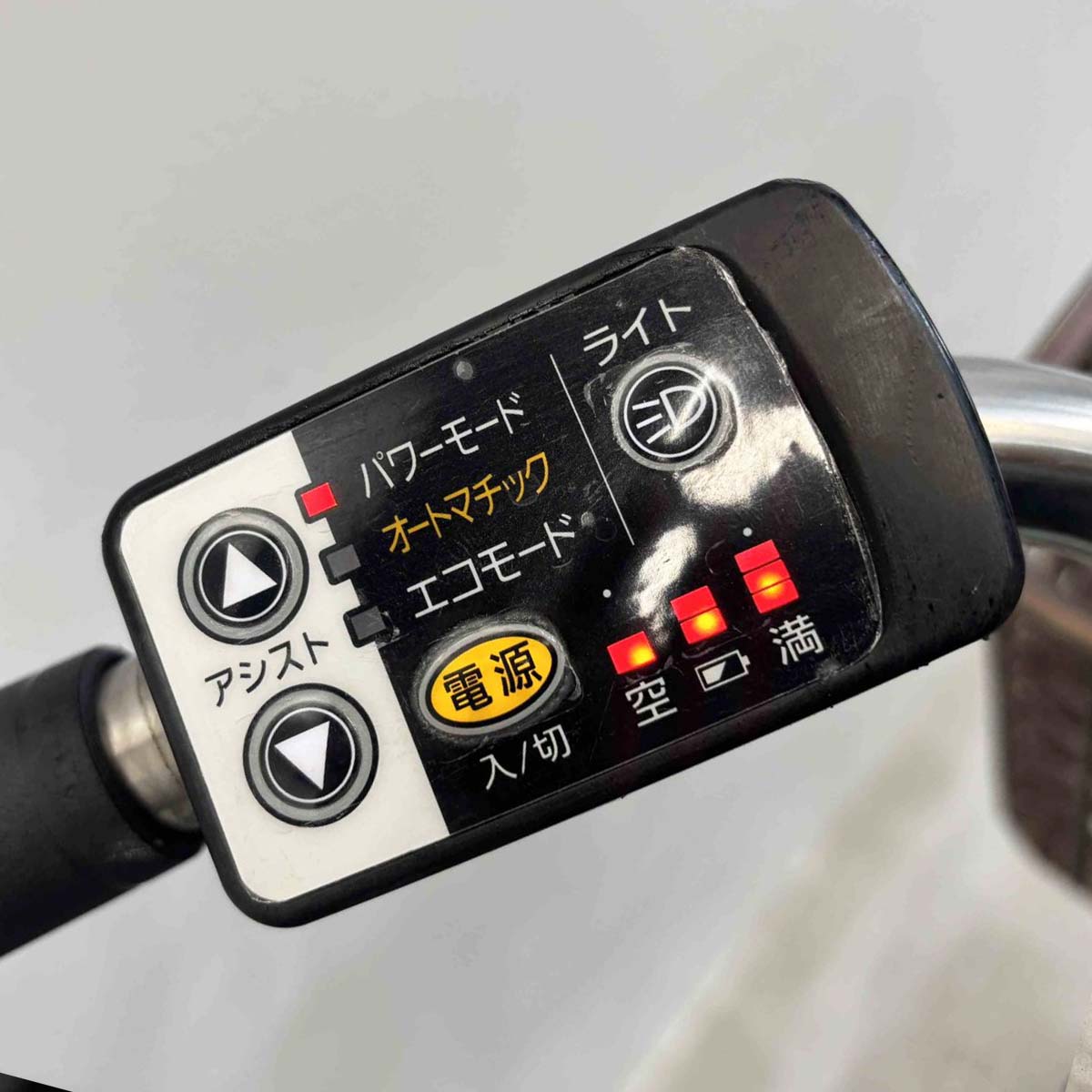 中古電動自転車 パナソニック ビビYX ブルー 26インチ YL047
