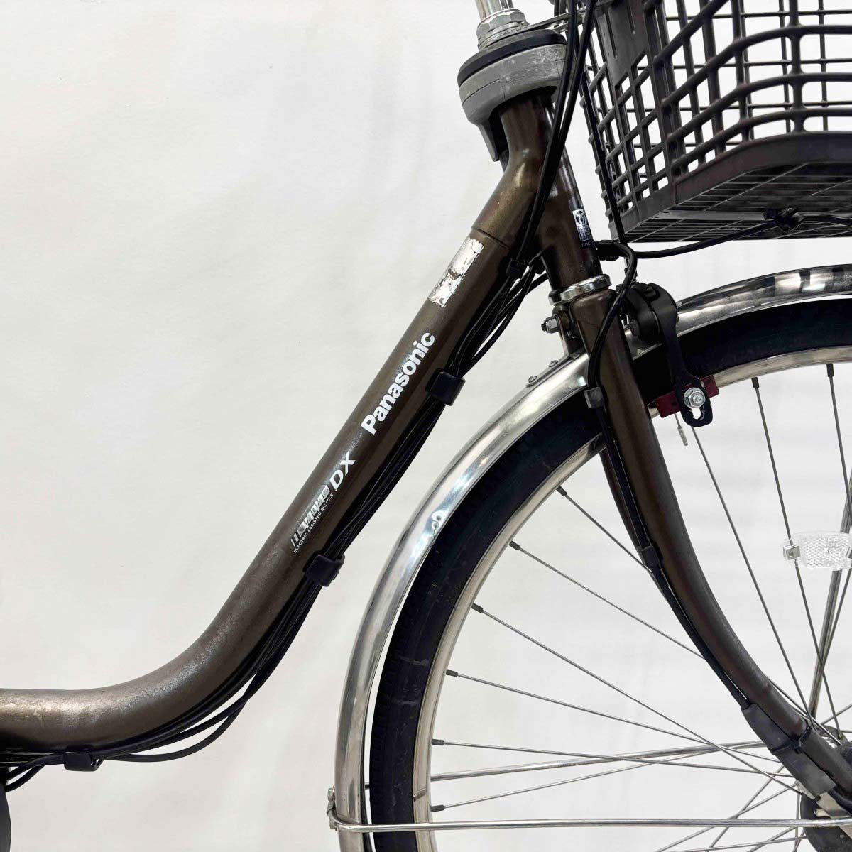 中古電動自転車 パナソニック ビビDX ブラウン 26インチ YL049