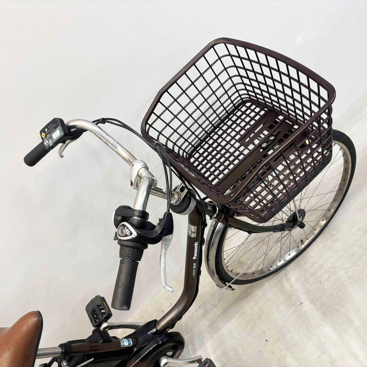 中古電動自転車 パナソニック ビビDX ブラウン 26インチ YL049