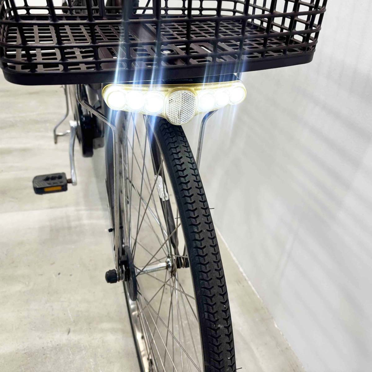 中古電動自転車 パナソニック ビビDX ブラウン 26インチ YL049