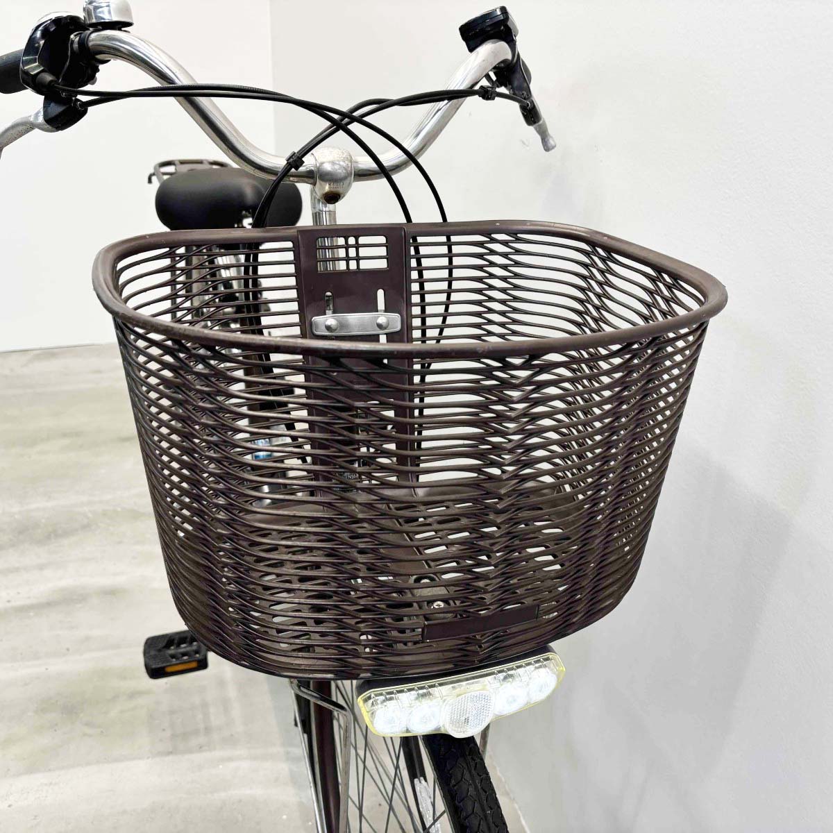 中古電動自転車 パナソニック ビビTX ブラウン 26インチ YL052