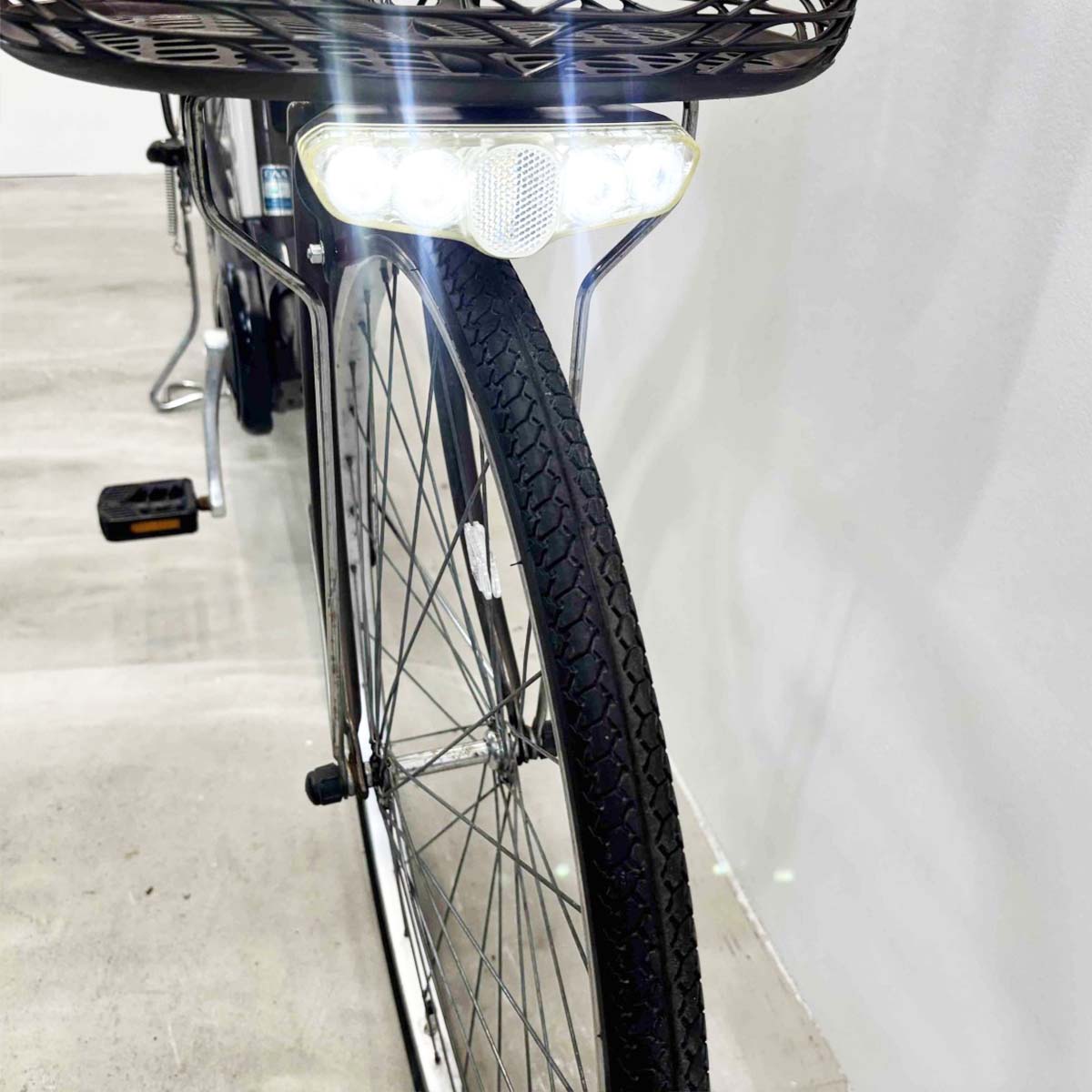 中古電動自転車 パナソニック ビビTX ブラウン 26インチ YL052