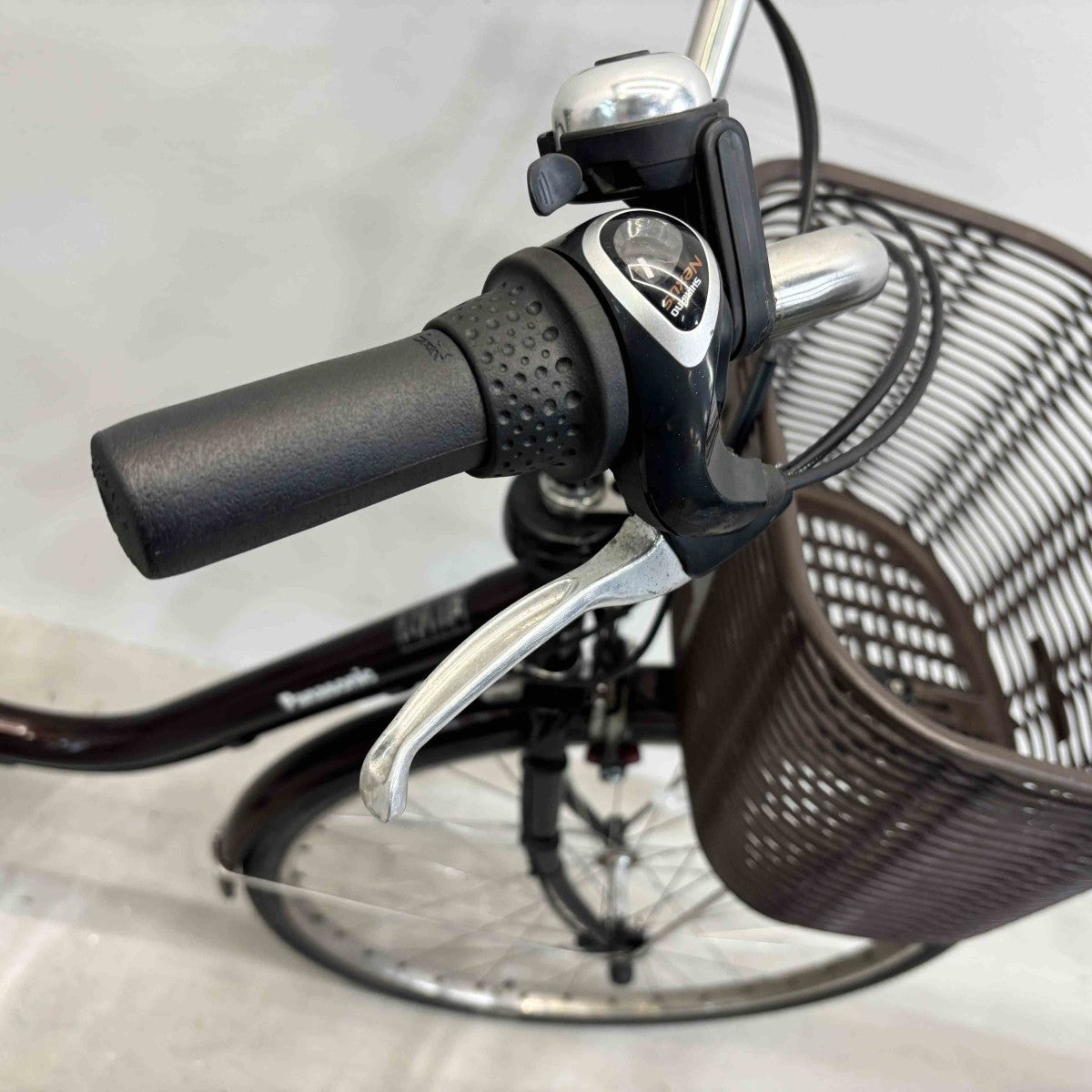 中古電動自転車 パナソニック ビビスタイル ブラウン 26インチ YL056