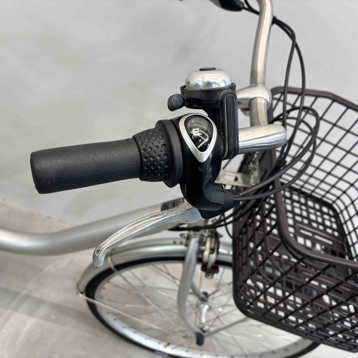 中古電動自転車 パナソニック ビビL シルバー 26インチ YL058