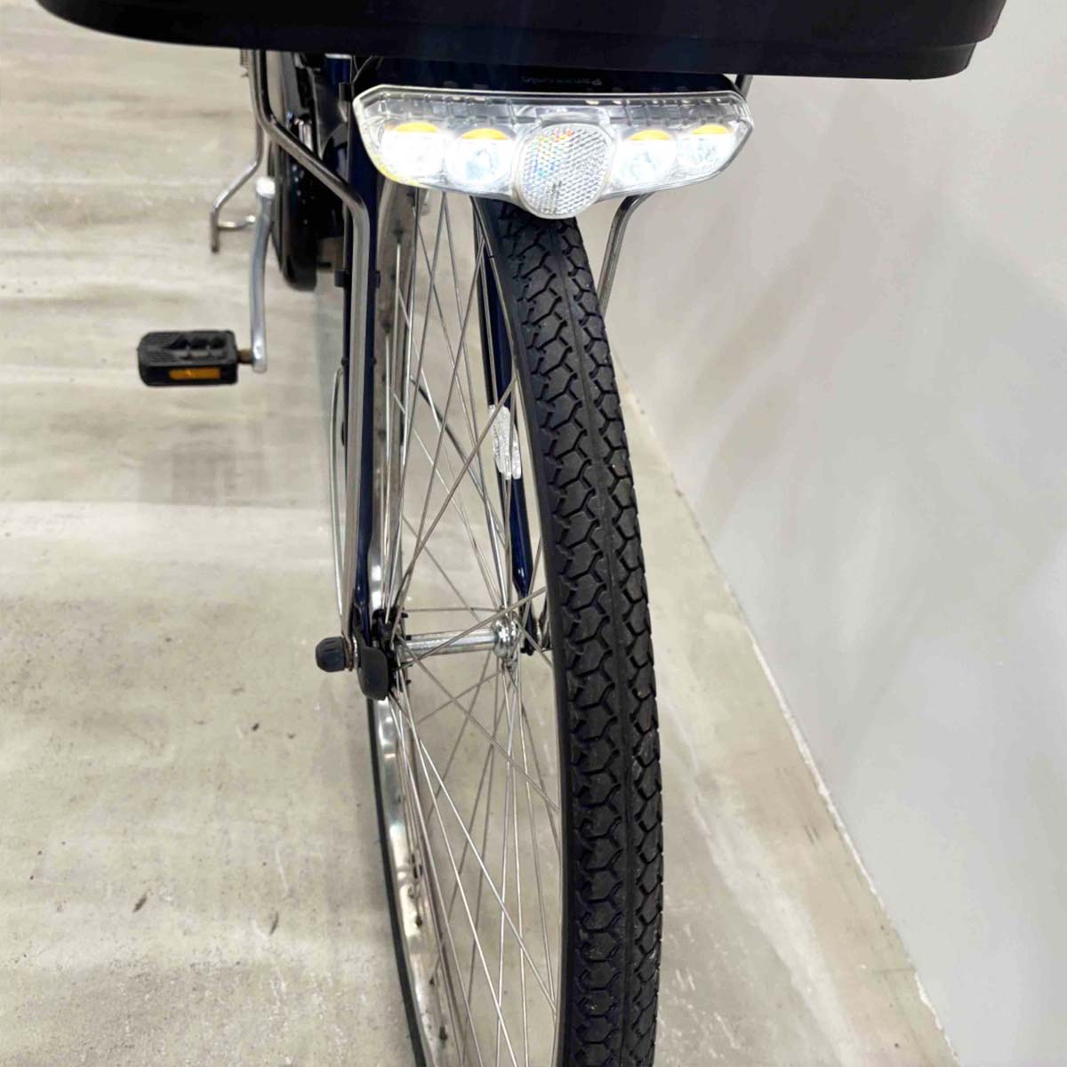 中古電動自転車 パナソニック ビビDX ブルー 26インチ YL059