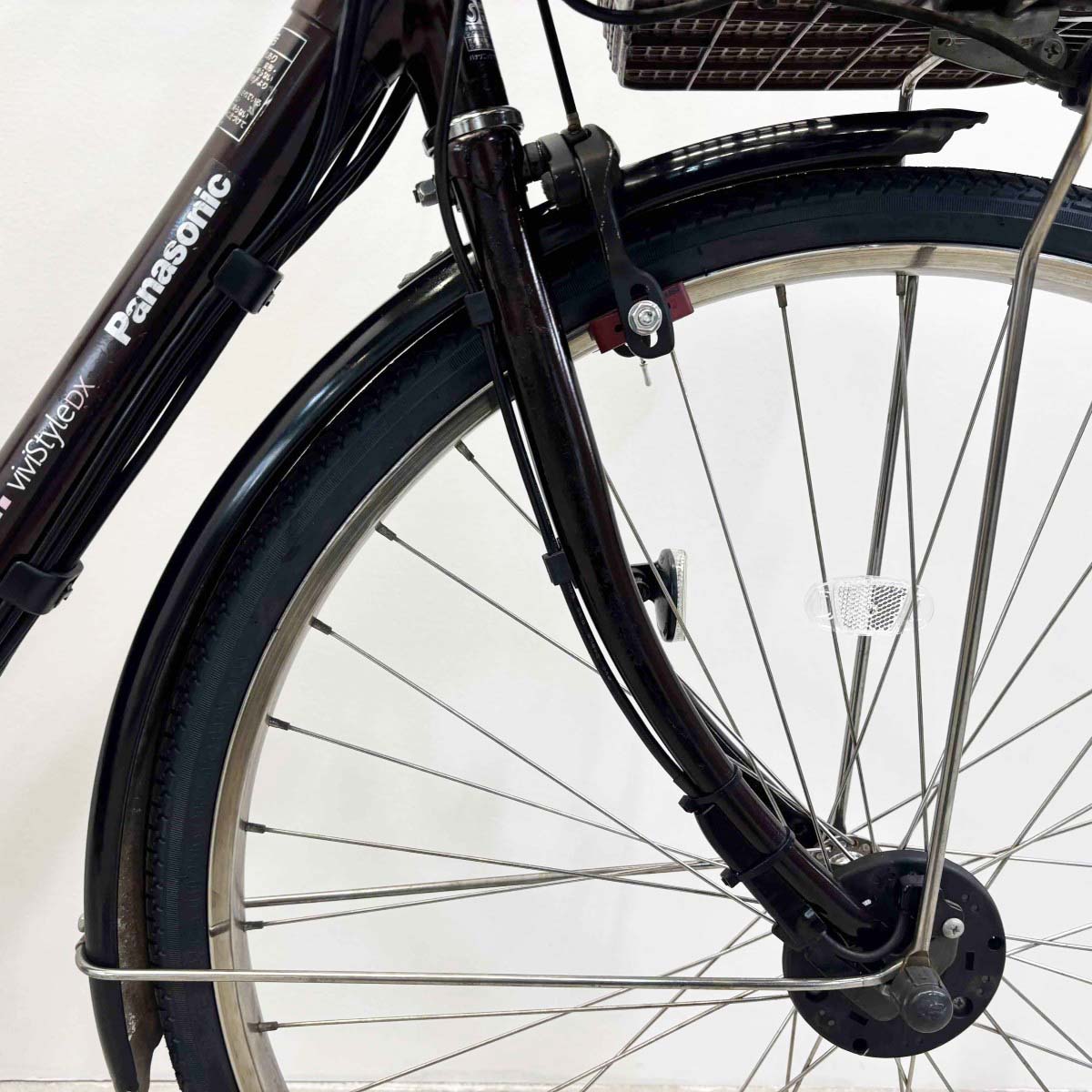 中古電動自転車 パナソニック ビビスタイルDX ブラウン 26インチ YL061