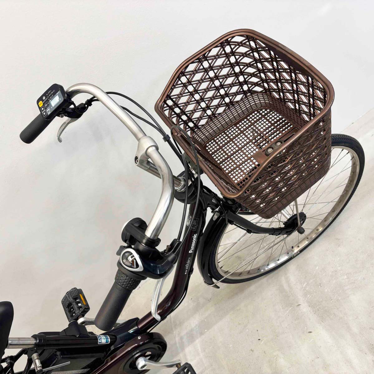 中古電動自転車 パナソニック ビビスタイルDX ブラウン 26インチ YL061