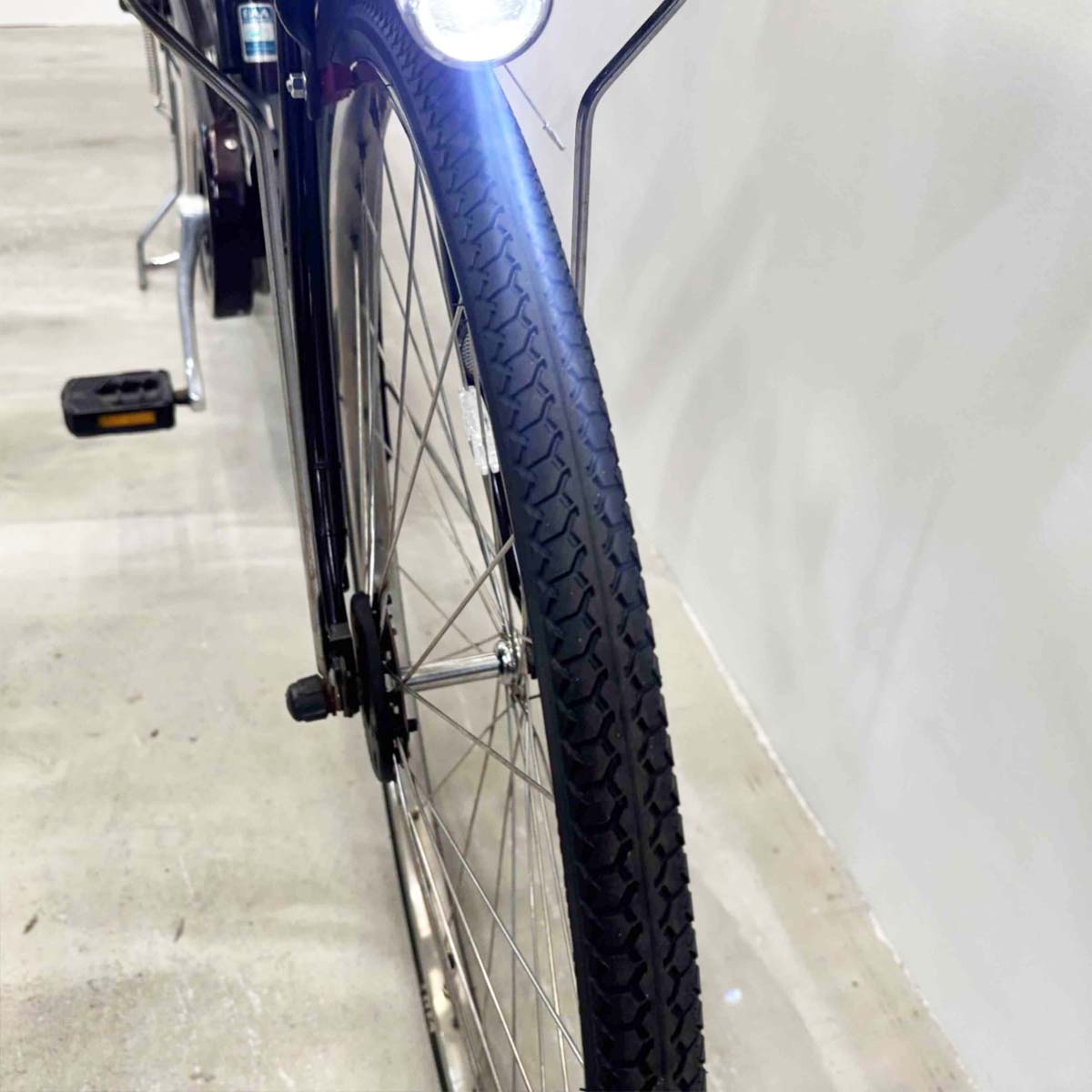 中古電動自転車 パナソニック ビビスタイルDX ブラウン 26インチ YL061