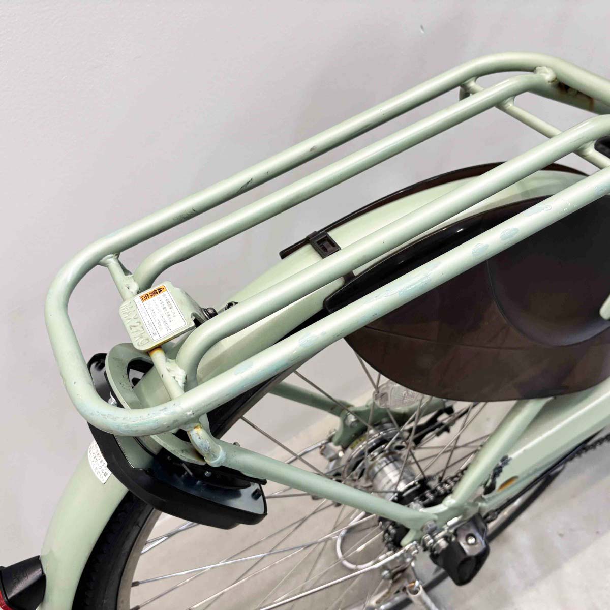 中古電動自転車 ヤマハ PAS ウィズDX グリーン 26インチ YL062