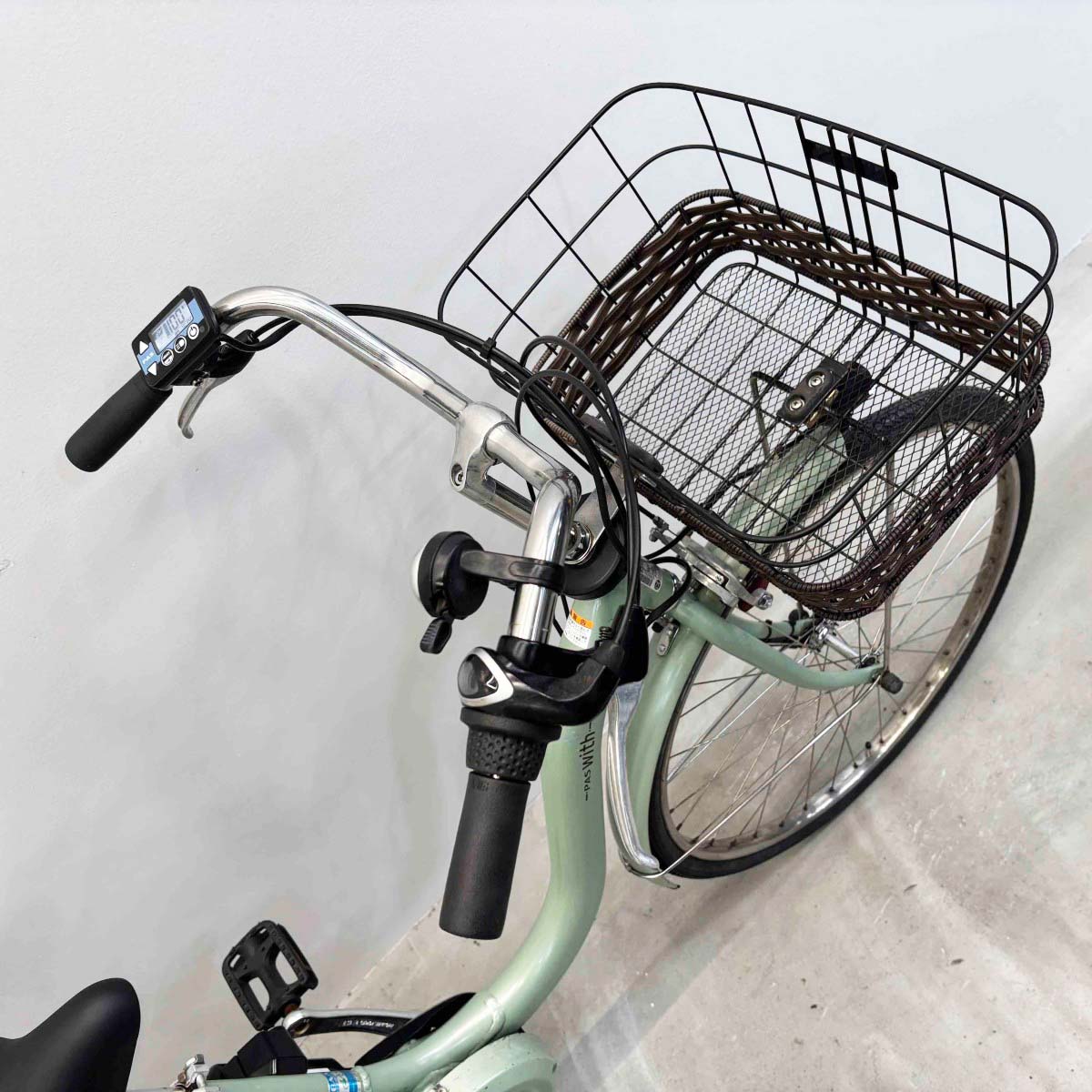 中古電動自転車 ヤマハ PAS ウィズDX グリーン 26インチ YL062
