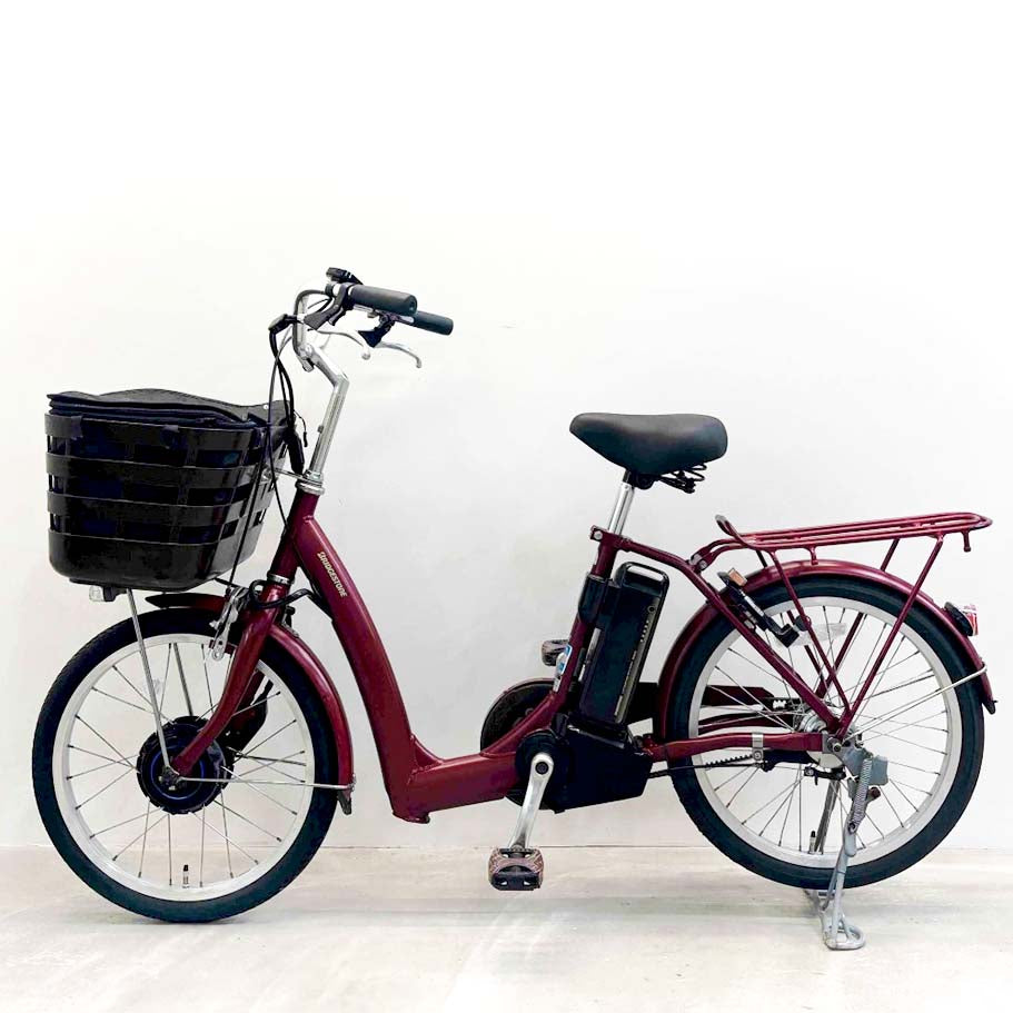 中古電動自転車 ブリヂストン フロンティア ラクット レッド 20インチ YL064