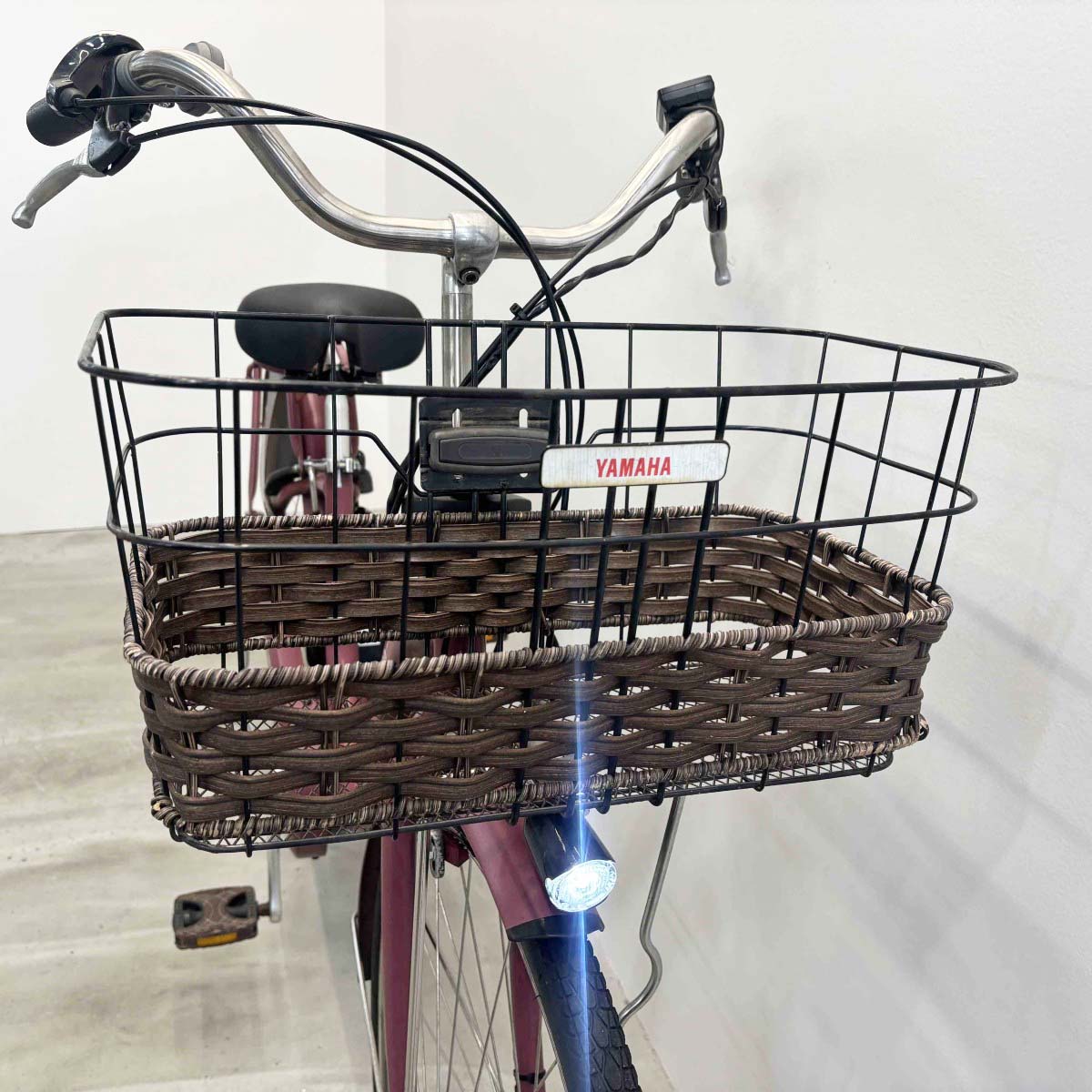 中古電動自転車 ヤマハ PAS ウィズDX ピンク 26インチ YL069