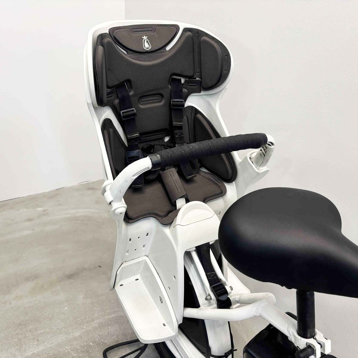 中古電動自転車 ブリヂストン ビッケモブdd ホワイト 24×20インチ YL070