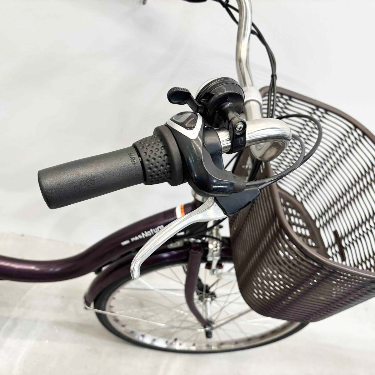 中古電動自転車 ヤマハ PAS ナチュラL DX パープル 24インチ YL072