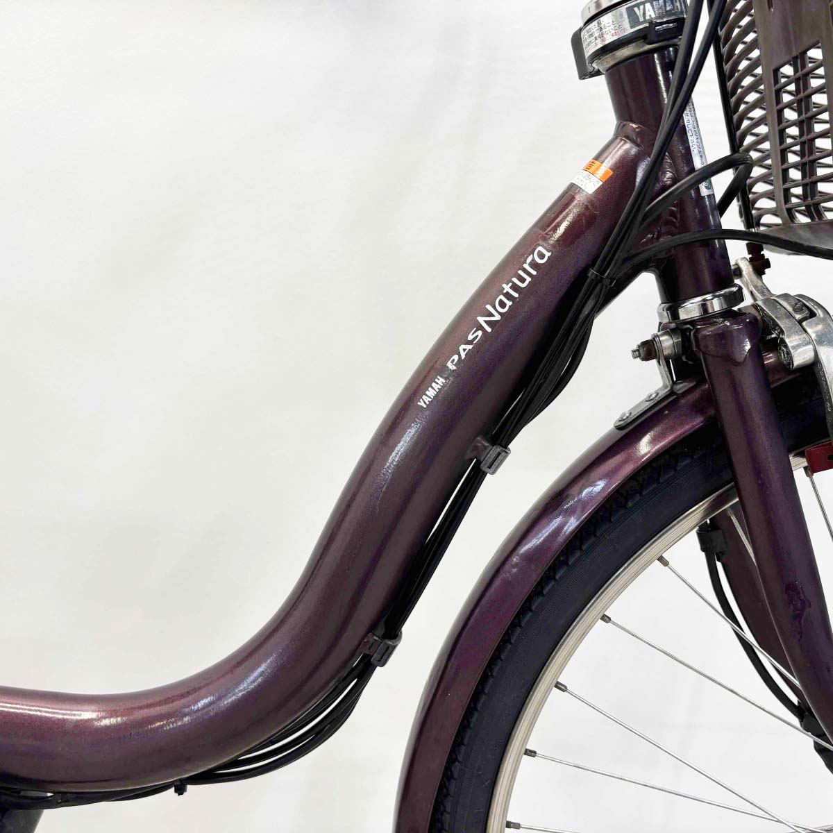 中古電動自転車 ヤマハ PAS ナチュラL DX パープル 24インチ YL072