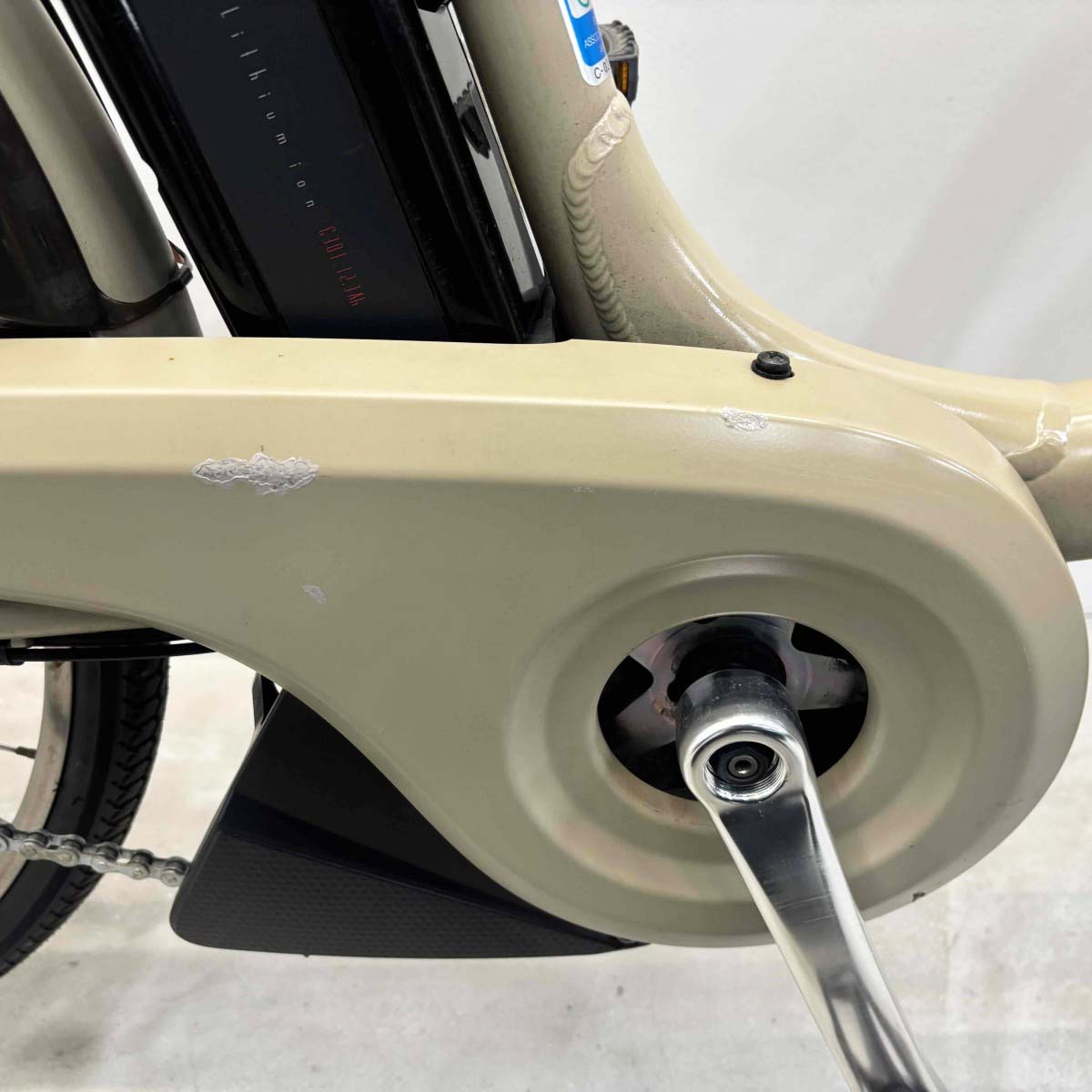中古電動自転車 ヤマハ PAS ウィズDX ベージュ 26インチ YL074