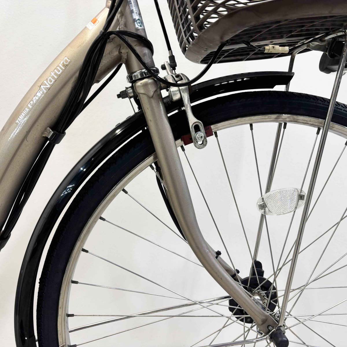 中古電動自転車 ヤマハ PAS ナチュラL ゴールド 26インチ YL076