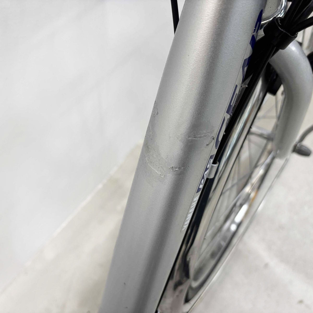 中古電動自転車 ヤマハ PAS ギアU シルバー 26インチ YL077