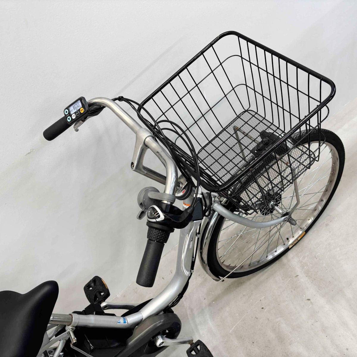 中古電動自転車 ヤマハ PAS ギアU シルバー 26インチ YL077