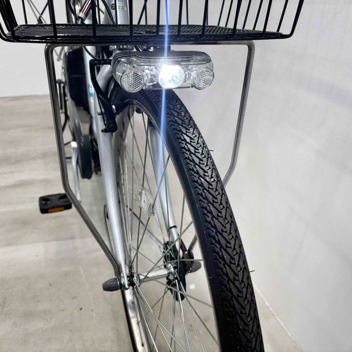 中古電動自転車 ヤマハ PAS ギアU シルバー 26インチ YL077