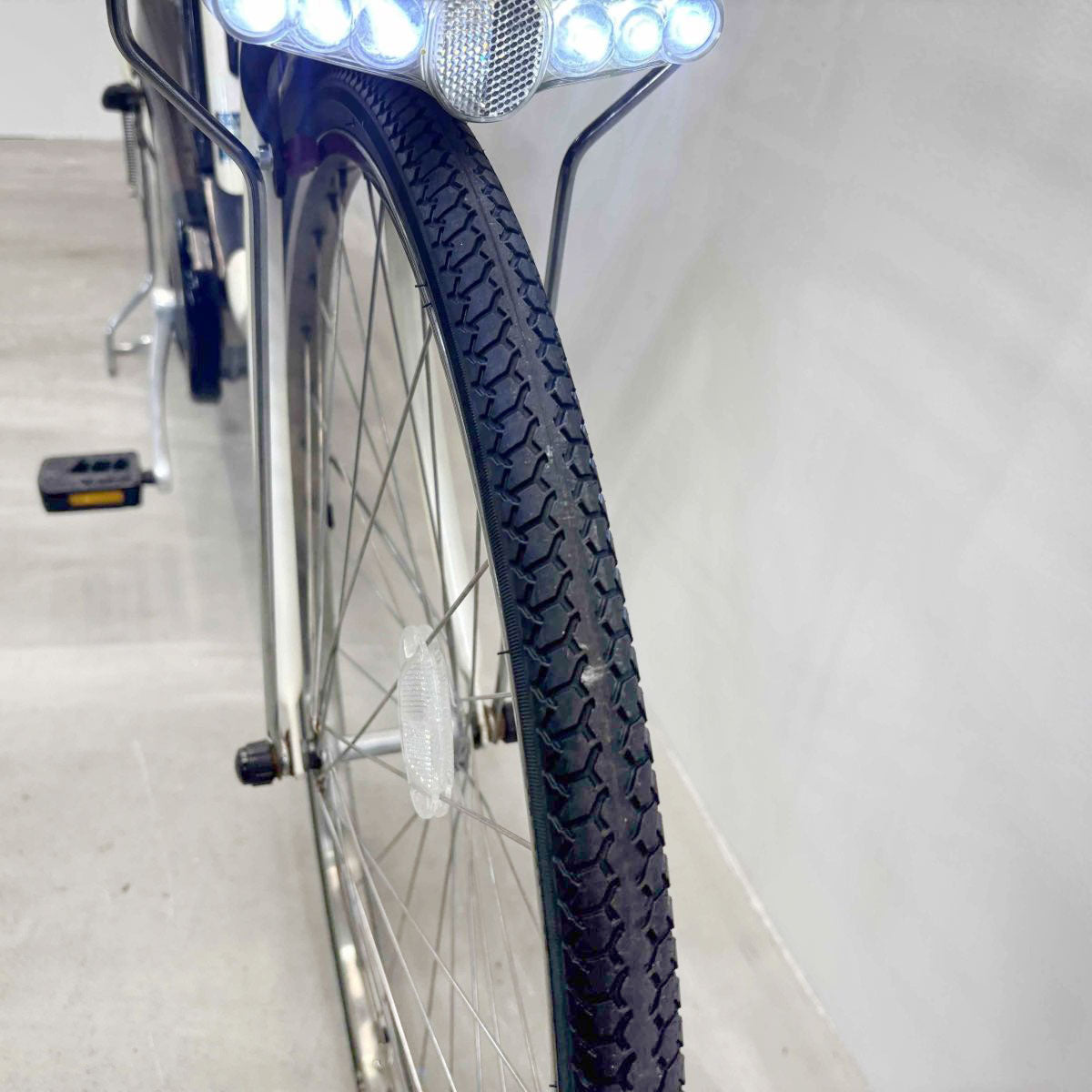 中古電動自転車 パナソニック ビビDX スペシャルデザイン ホワイト 26インチ YL078