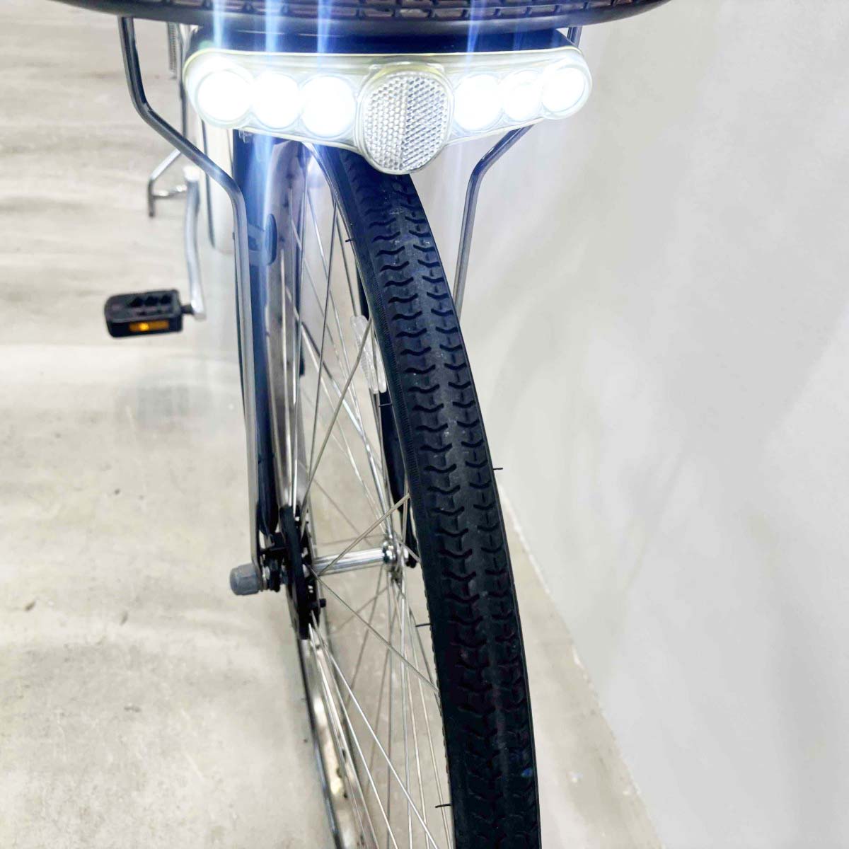 中古電動自転車 パナソニック ビビDX ホワイト 26インチ YL086