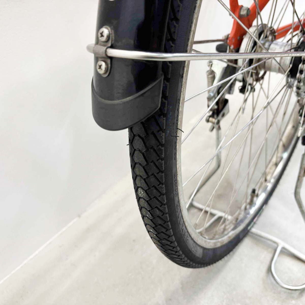 中古電動自転車 ヤマハ PAS ウィズ オレンジ 26インチ YL087