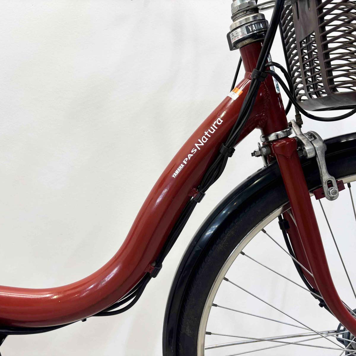 中古電動自転車 ヤマハ PAS ナチュラL レッド 24インチ YL088
