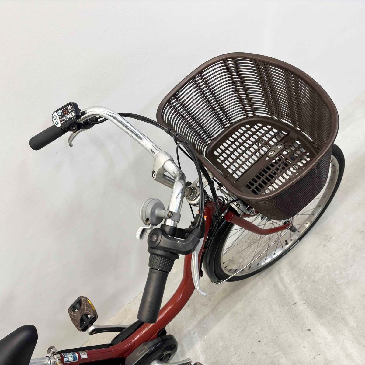中古電動自転車 ヤマハ PAS ナチュラL レッド 24インチ YL088