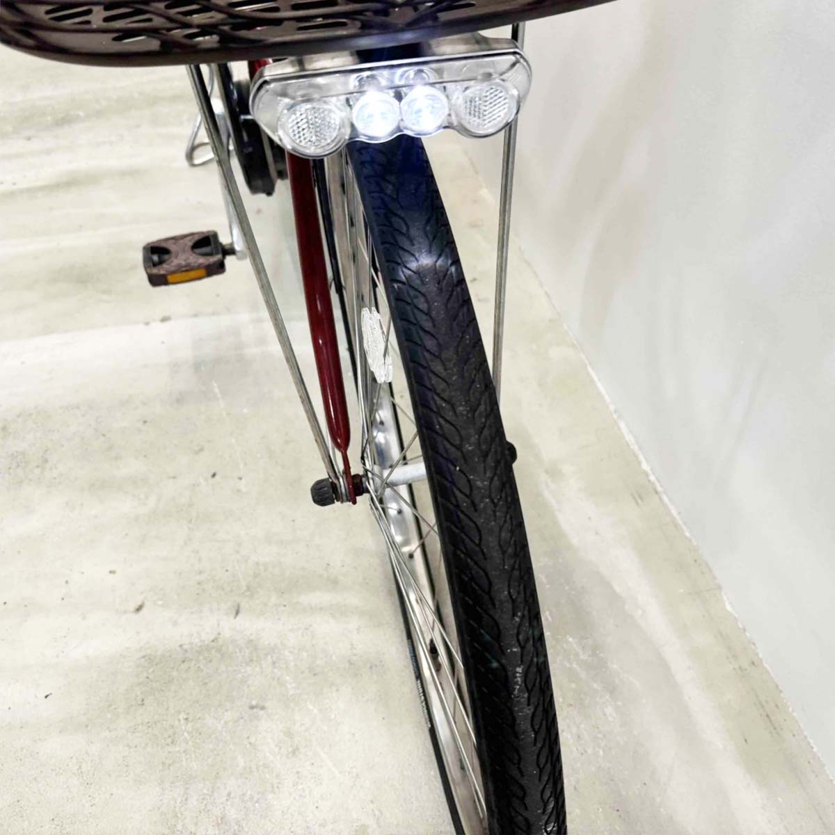 中古電動自転車 ヤマハ PAS ナチュラL レッド 24インチ YL088