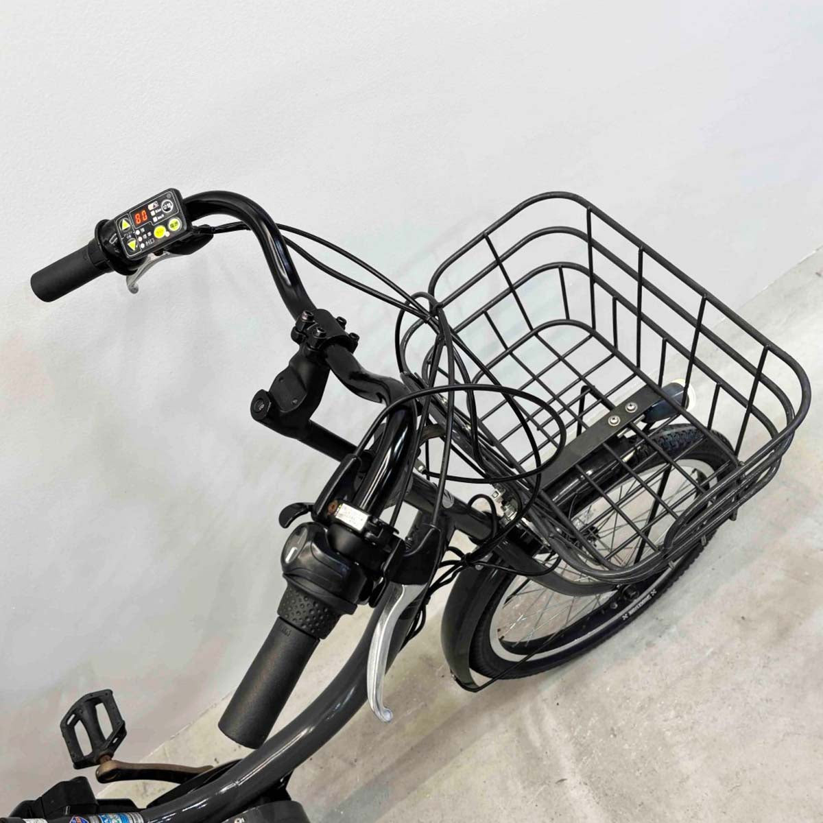 中古電動自転車 ブリヂストン ビッケモブe グレー 20インチ YL090