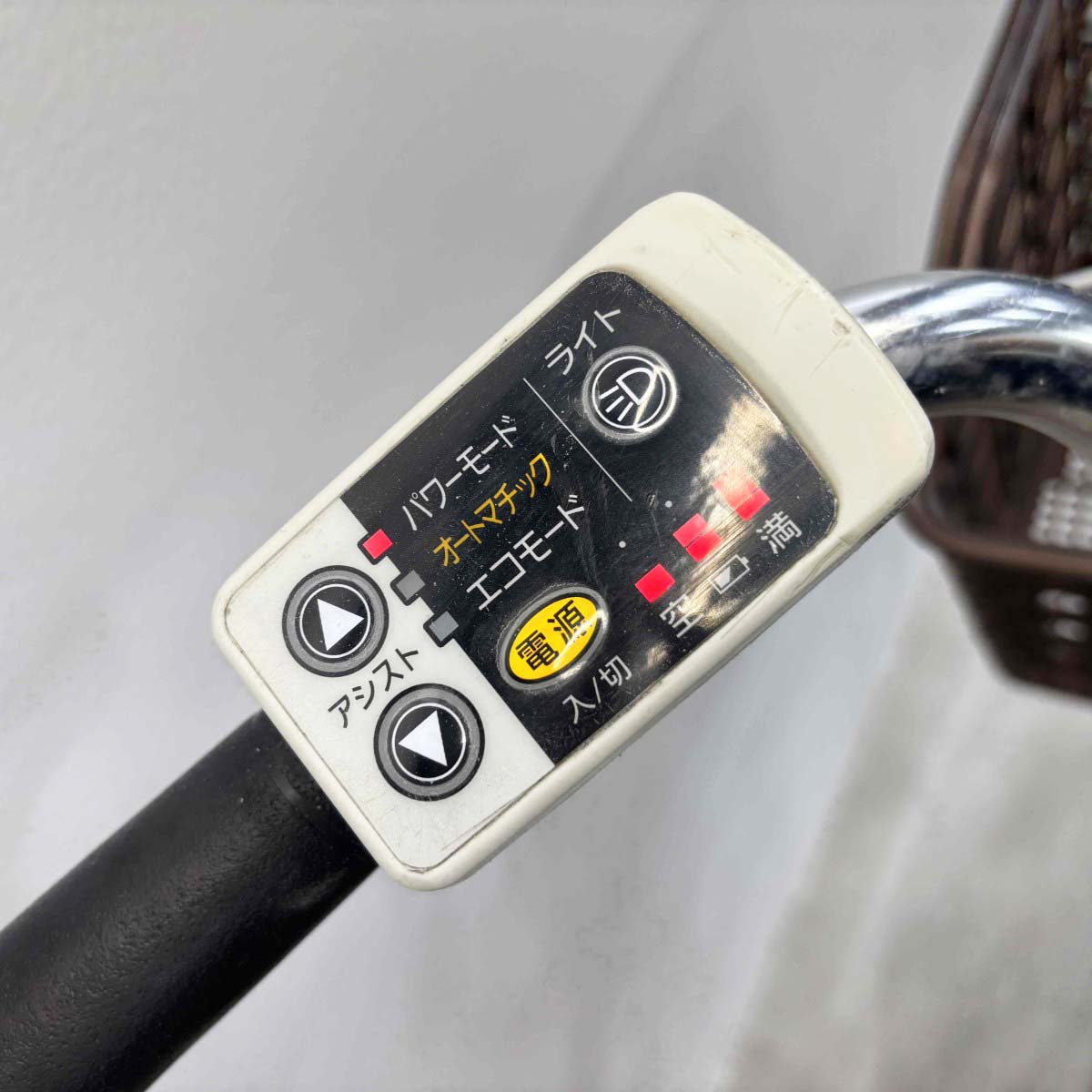 中古電動自転車 パナソニック ビビSS レッド 26インチ YL092