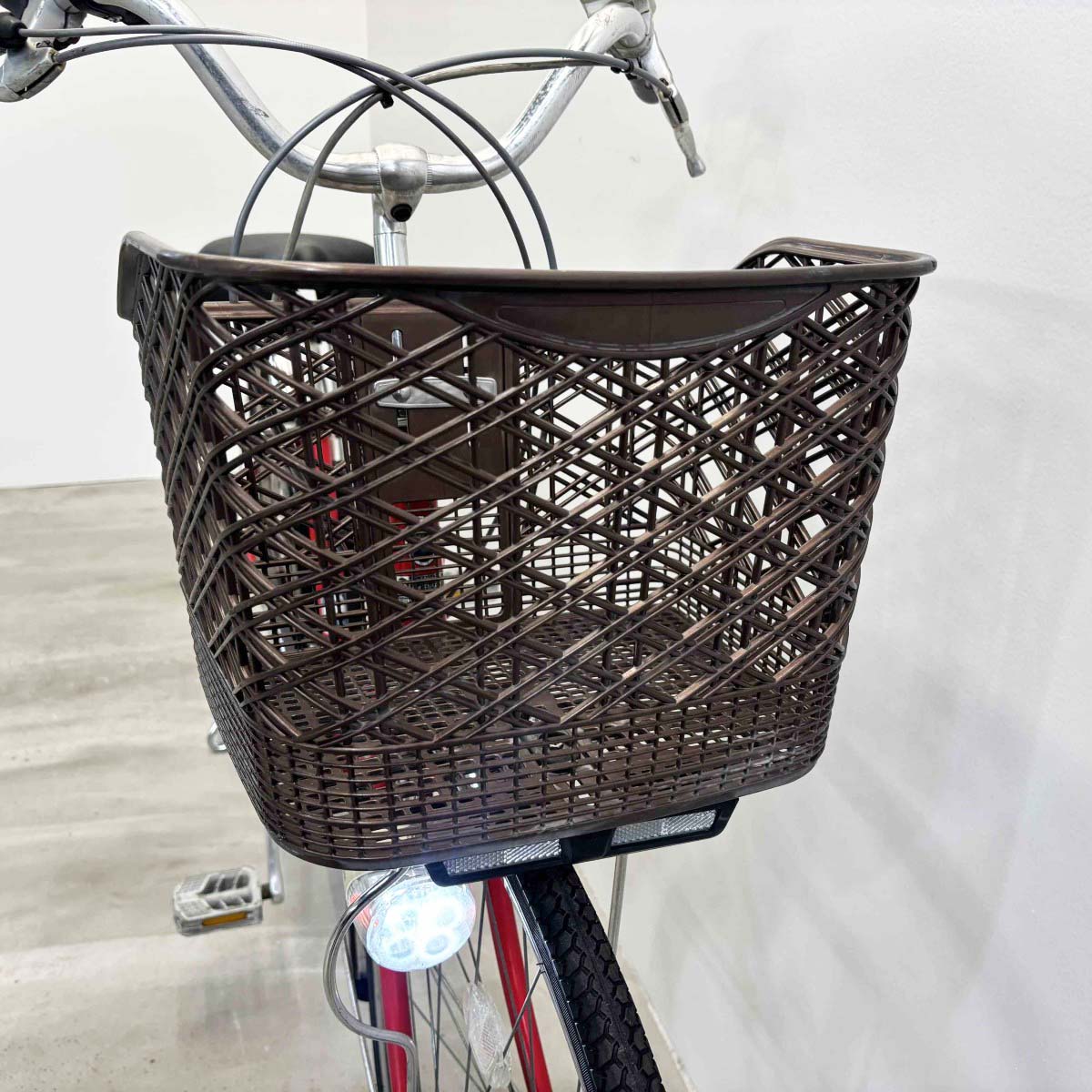 中古電動自転車 パナソニック ビビSS レッド 26インチ YL092