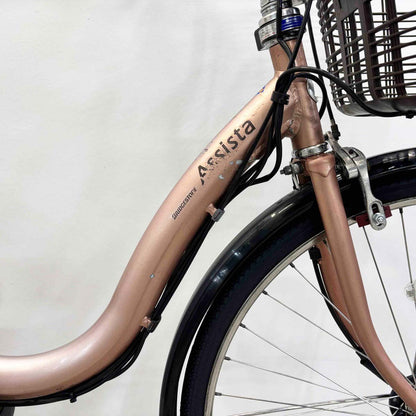 ブリヂストン アシスタDX ピンク 26インチ YL096 【中古車】