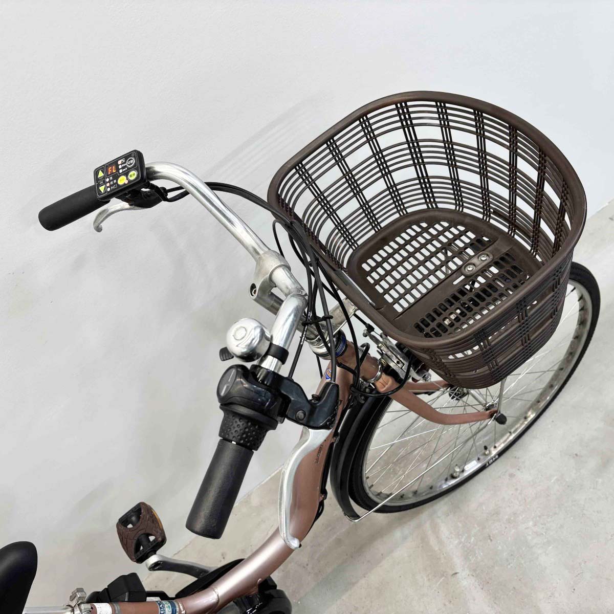 中古電動自転車 ブリヂストン アシスタDX ピンク 26インチ YL096