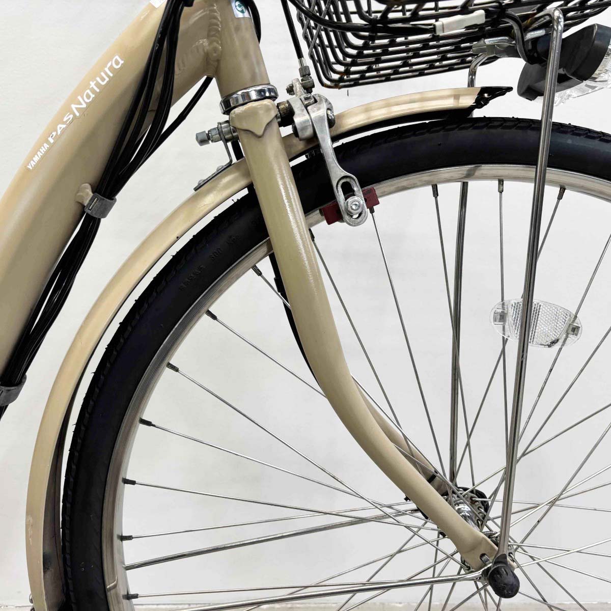 中古電動自転車 ヤマハ PAS ナチュラXL DX ベージュ 26インチ YL099