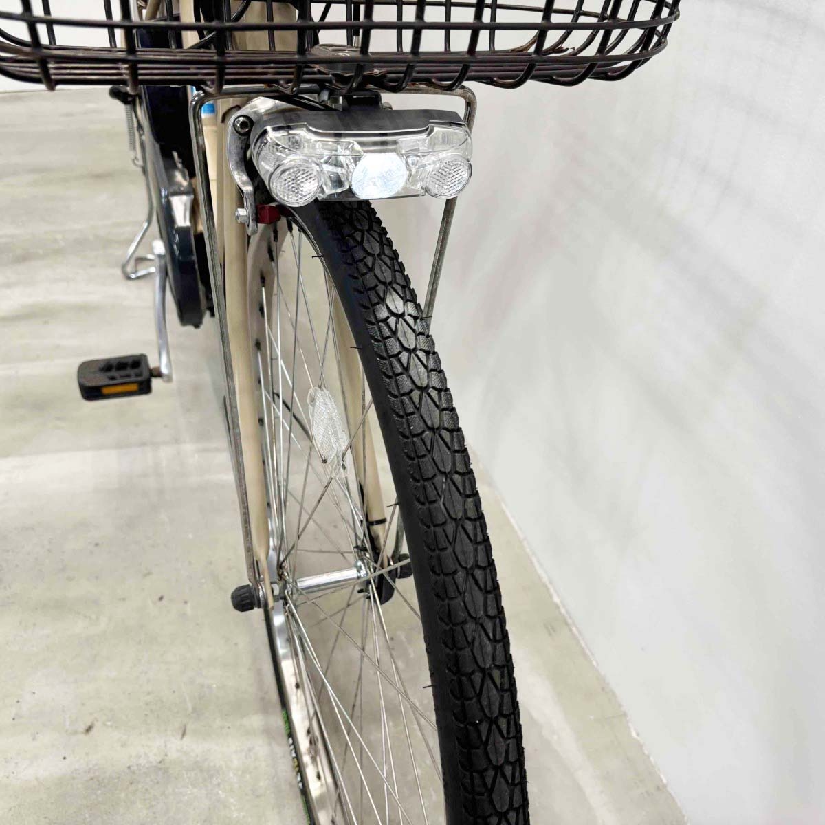 中古電動自転車 ヤマハ PAS ナチュラXL DX ベージュ 26インチ YL099