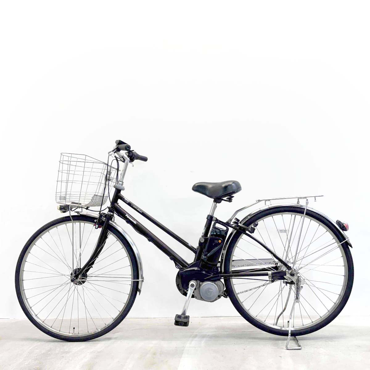 中古電動自転車 新品バッテリー パナソニック ビビDXシティ ブラウン 27インチ YL101