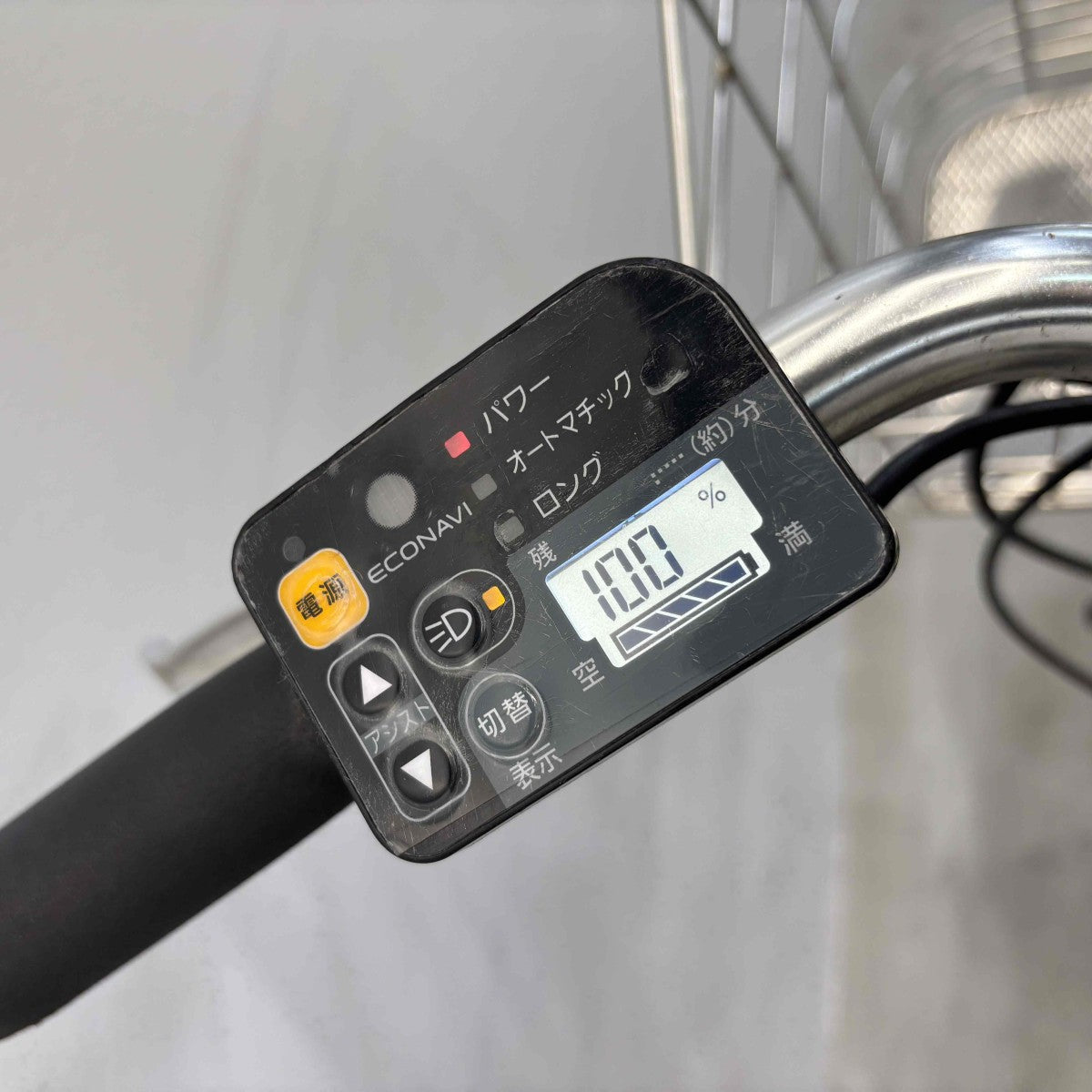 中古電動自転車 新品バッテリー パナソニック ビビDXシティ ブラウン 27インチ YL101