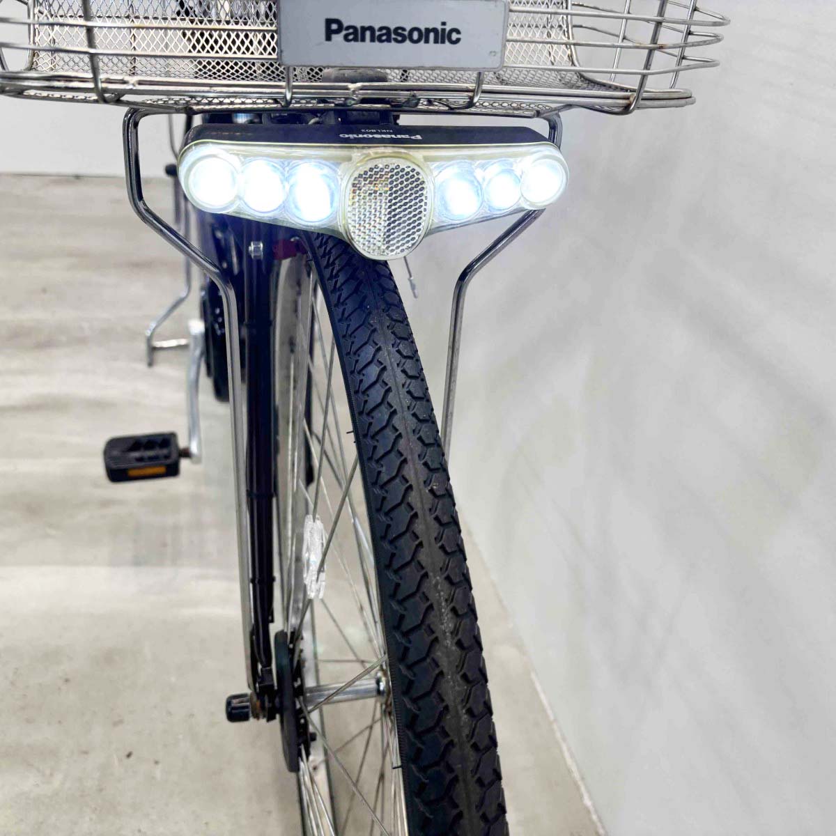 中古電動自転車 新品バッテリー パナソニック ビビDXシティ ブラウン 27インチ YL101