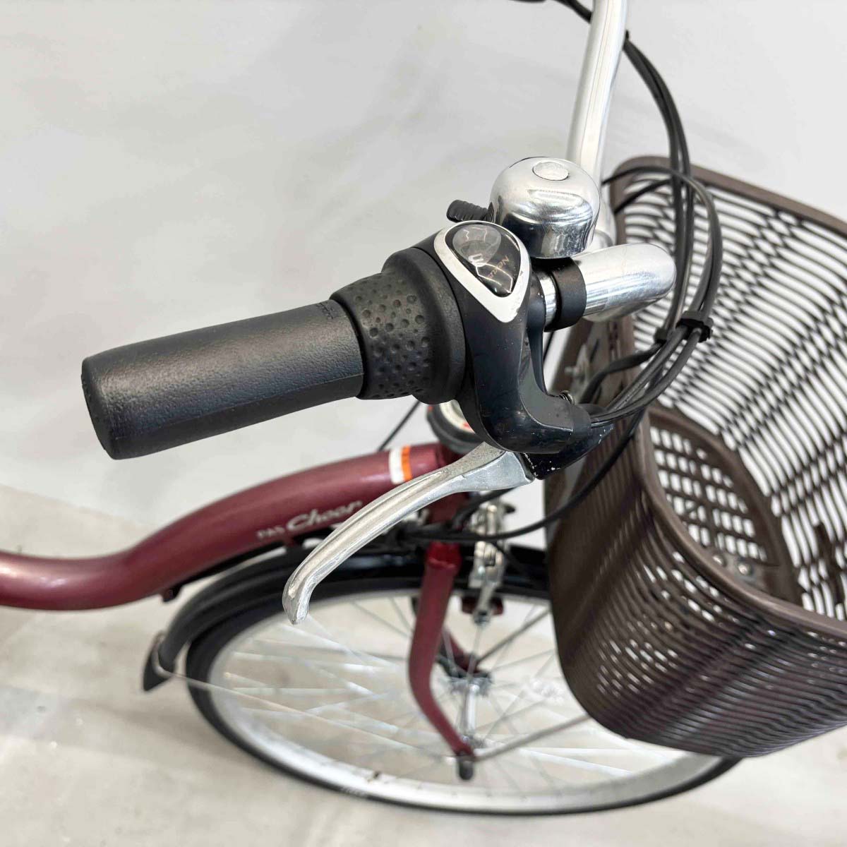 中古電動自転車 ヤマハ PAS チア レッド 26インチ YL102