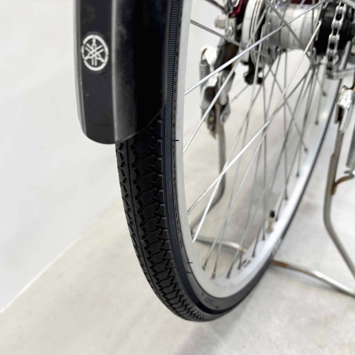 中古電動自転車 ヤマハ PAS チア レッド 26インチ YL102