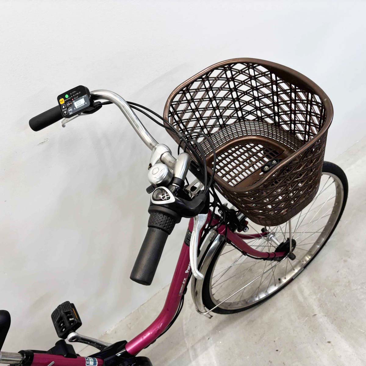 中古電動自転車 パナソニック ビビEX ピンク 26インチ YL106