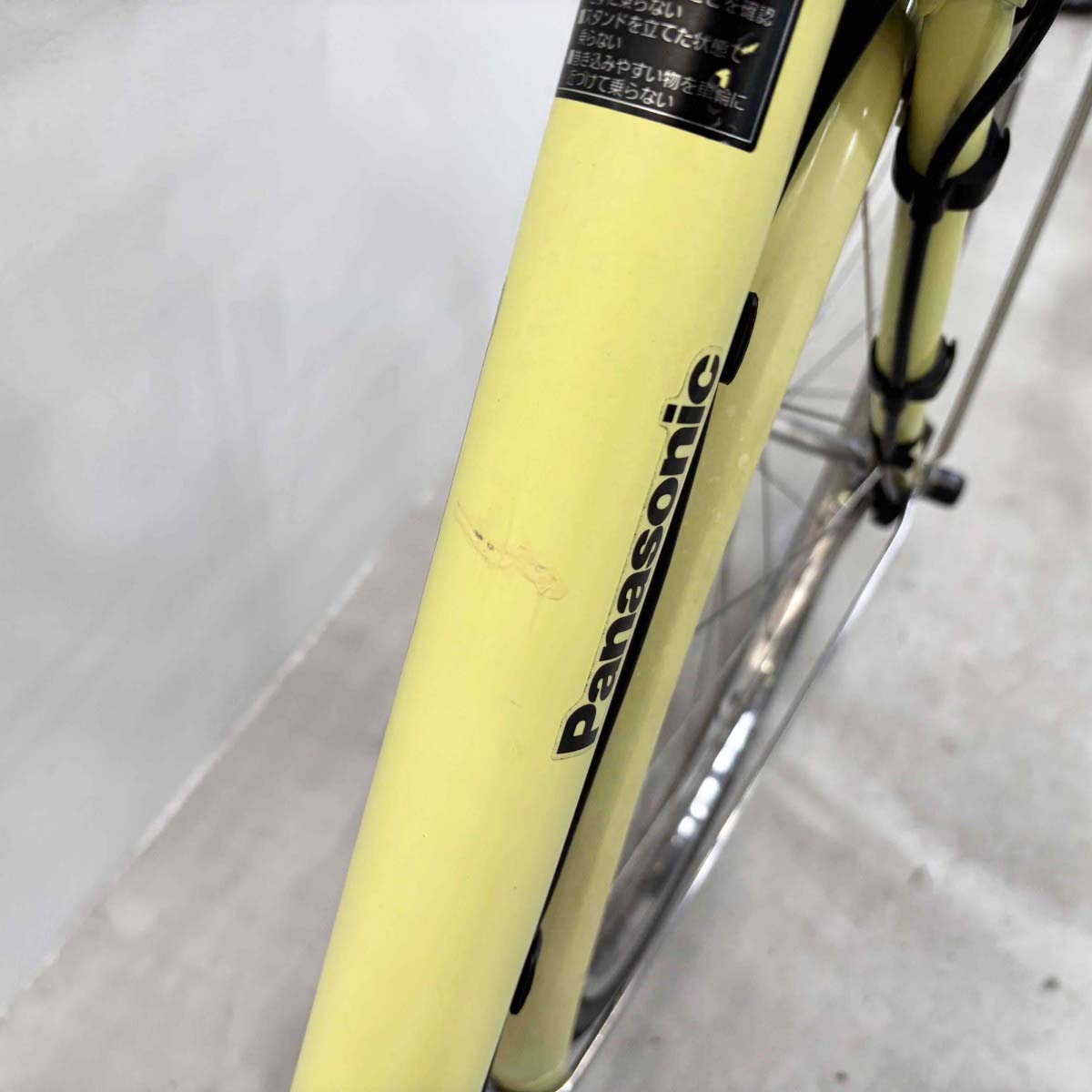 中古電動自転車 パナソニック ビビスタイル イエロー 26インチ YL107